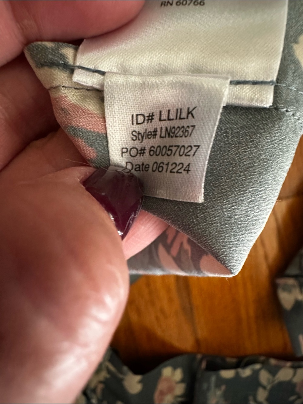 Ralph Lauren Floral Satin Pajama Set Green Long Sleeve Button Down Embroidered - Picture 6 of 8